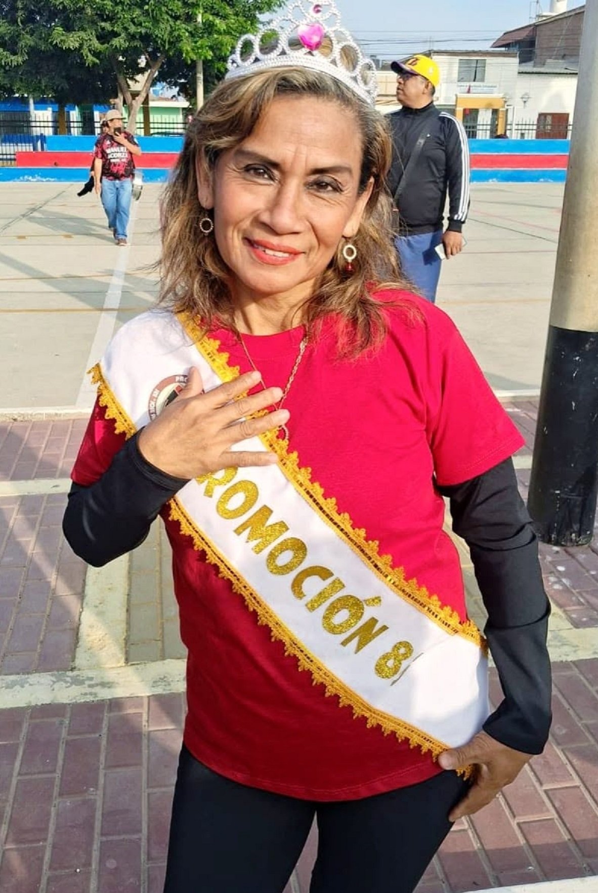 Reina Manuela Pairazaman de la Promoción 85
