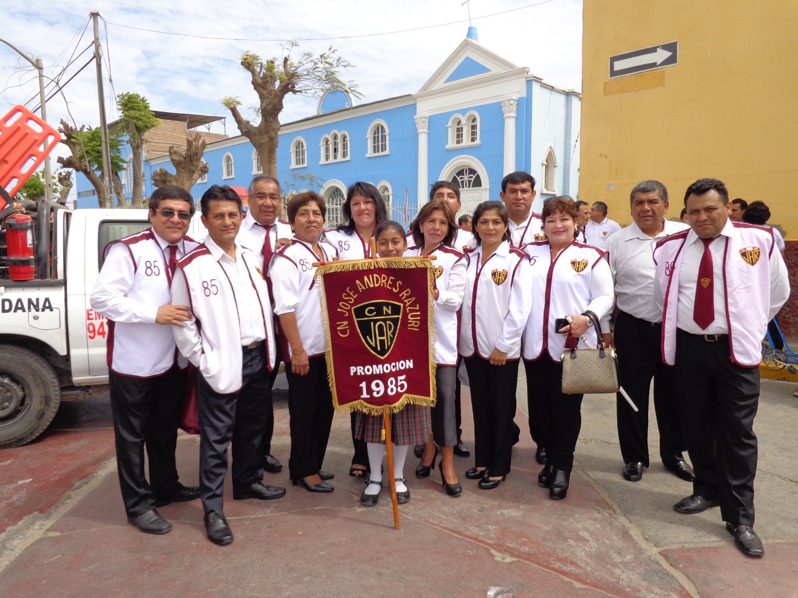 Preparándonos para el desfile